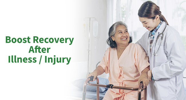 Boost Recovery After Illness / Injury